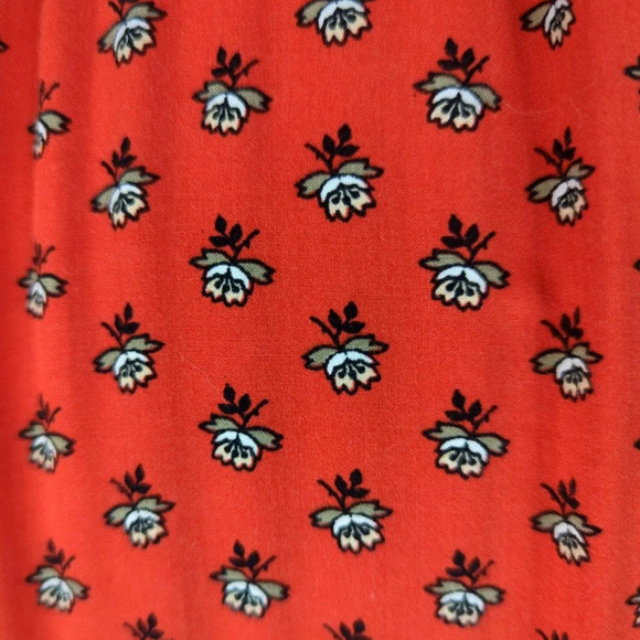 Two by Vince Camuto Orange Floral Sleeveless Hi-Lo Hem Dress size XS - Picture 6 of 8